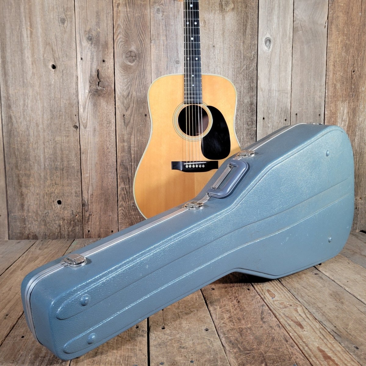 Martin D - 28 1973 Natural — Replaced Bridge & Pickguard OHSC - Mahar's Vintage Guitars