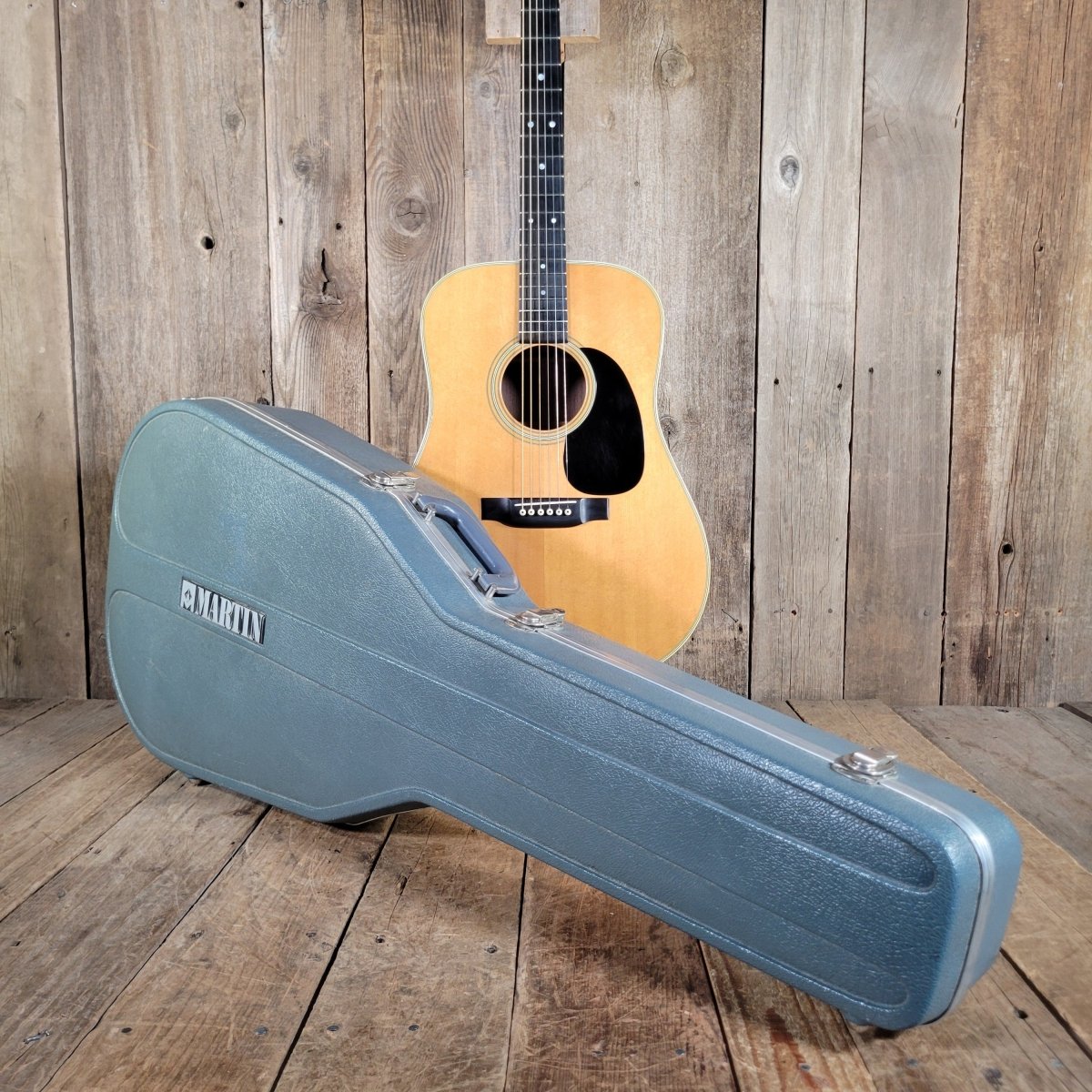 Martin D - 28 1973 Natural — Replaced Bridge & Pickguard OHSC - Mahar's Vintage Guitars