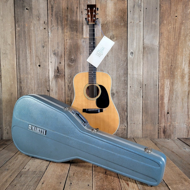 Martin D - 28 1976 – Vintage Acoustic Guitar with Original Hang Tag & Blue “Steal Me” Case - Mahar's Vintage Guitars
