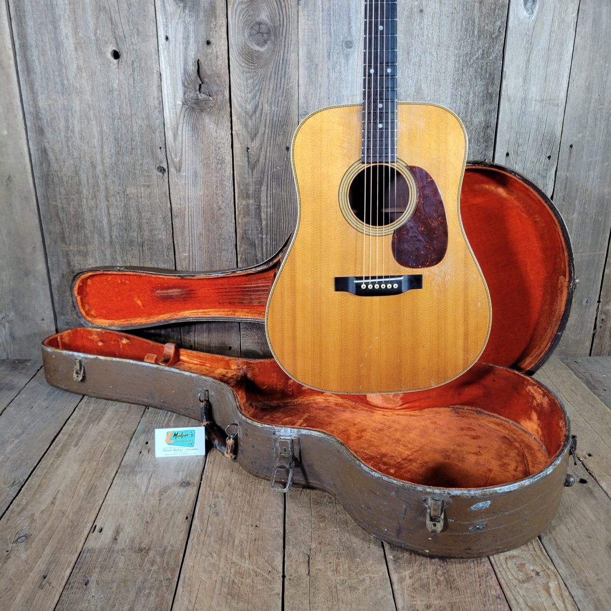 Martin D - 28 Herringbone 1946 Brazilian — Crack Free, Orig - Mahar's Vintage Guitars