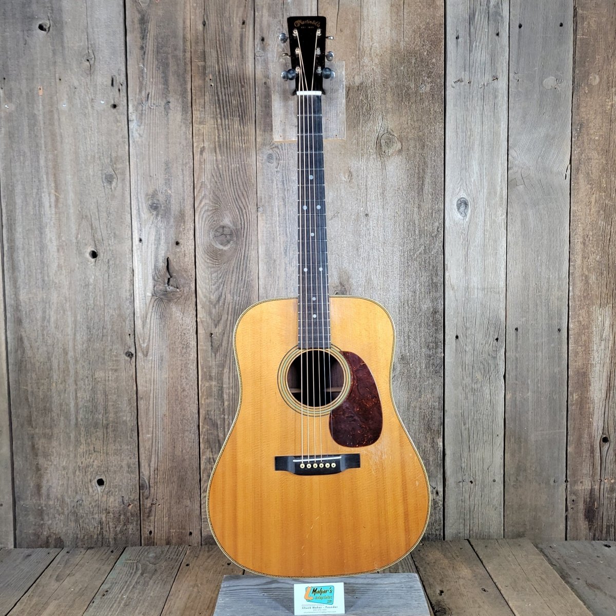 Martin D - 28 Herringbone 1946 Brazilian — Crack Free, Orig - Mahar's Vintage Guitars