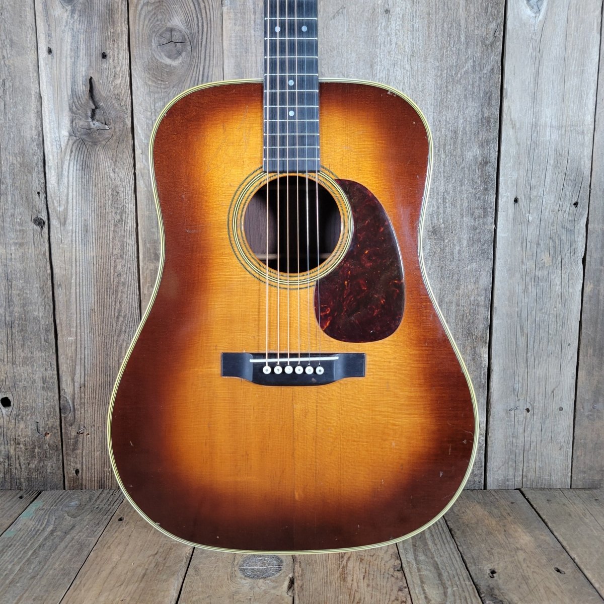 Martin D - 28 “Shade Top” Sunburst 1950 – Extremely Rare, 1 of perhaps 4 Made - Mahar's Vintage Guitars