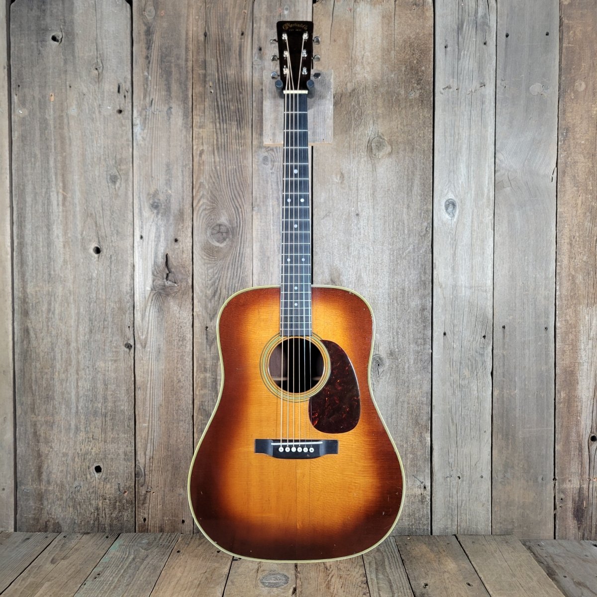 Martin D - 28 “Shade Top” Sunburst 1950 – Extremely Rare, 1 of perhaps 4 Made - Mahar's Vintage Guitars