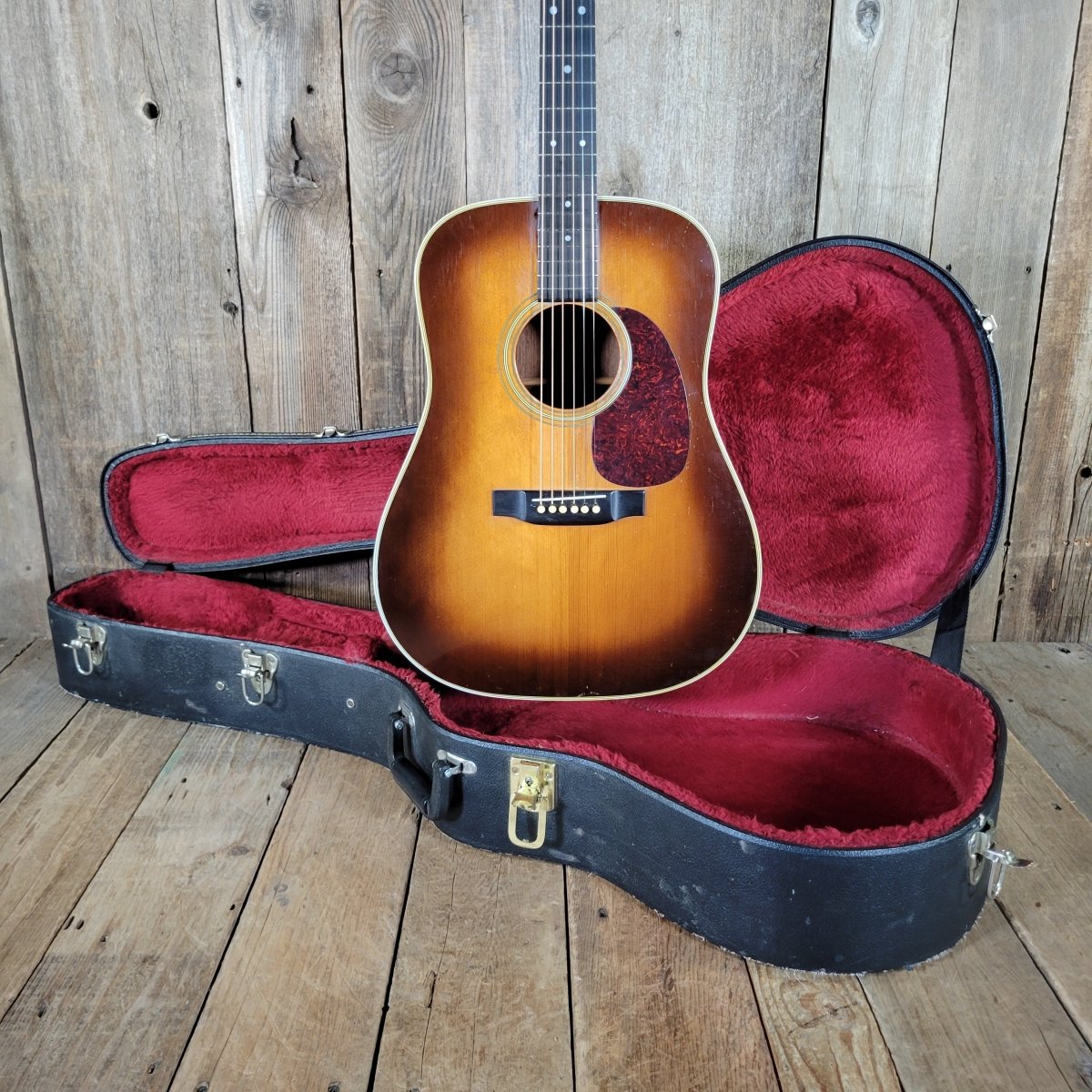 Martin D - 28 Sunburst 1974 – Vintage Shade Top Acoustic, Original Case - Mahar's Vintage Guitars