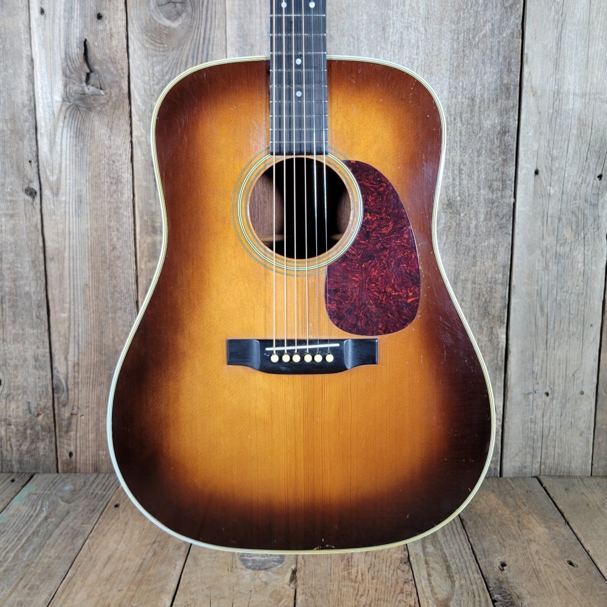 Martin D - 28 Sunburst 1974 – Vintage Shade Top Acoustic, Original Case - Mahar's Vintage Guitars