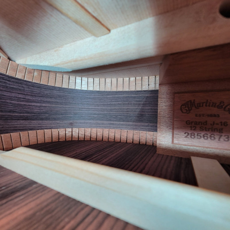 Martin Grand J - 16E 12 - String Acoustic - Electric 2024 – Solid Wood, Fishman Electronics, Near Mint - Mahar's Vintage Guitars