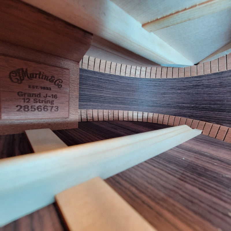 Martin Grand J - 16E 12 - String Acoustic - Electric 2024 – Solid Wood, Fishman Electronics, Near Mint - Mahar's Vintage Guitars