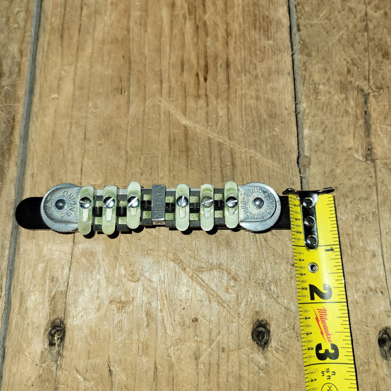 Melita Guitar Bridge 1st Version For Vintage Gretsch Guitars - Pat Pending 1950s - Mahar's Vintage Guitars