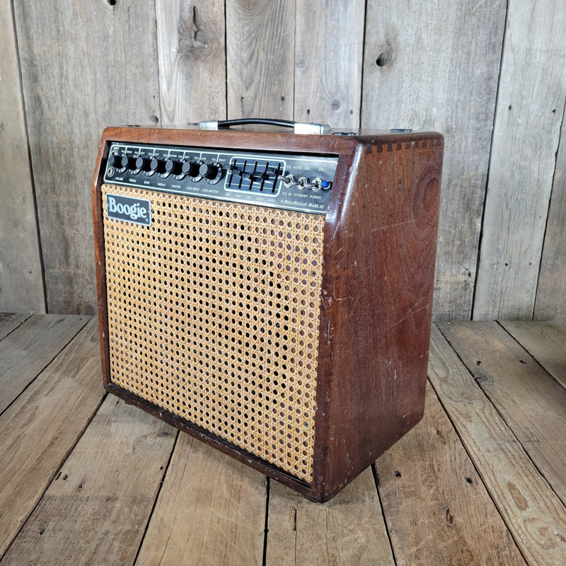 Mesa Boogie 1989 Mark III Blue Stripe DG – Imbuya Hardwood Cabinet Tube Amp - Mahar's Vintage Guitars