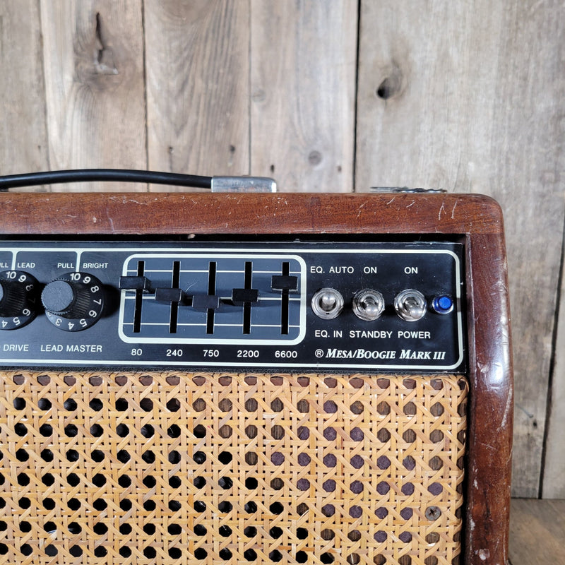 Mesa Boogie 1989 Mark III Blue Stripe DG – Imbuya Hardwood Cabinet Tube Amp - Mahar's Vintage Guitars