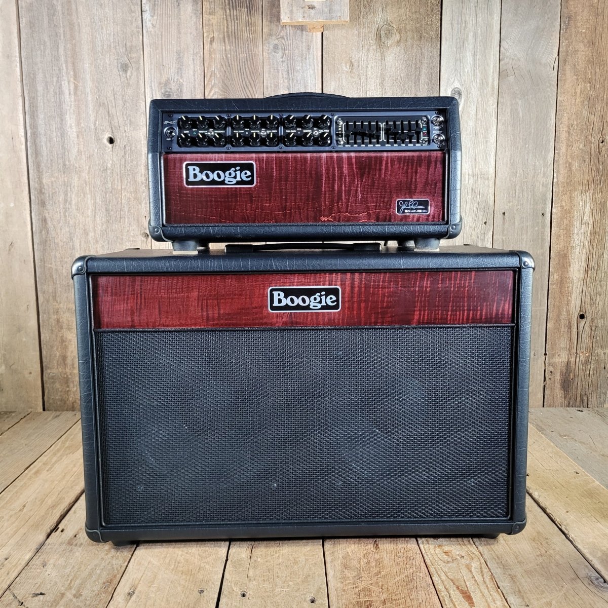 Mesa Boogie 2016 2x12 2FB Custom EV Black Shadow Loaded, Maple Front Plate, Near Mint - Mahar's Vintage Guitars