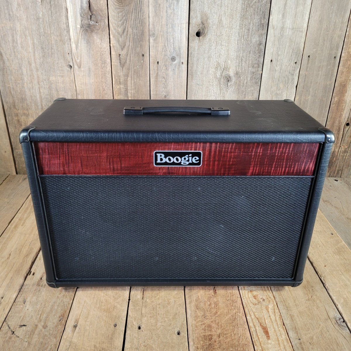 Mesa Boogie 2016 2x12 2FB Custom EV Black Shadow Loaded, Maple Front Plate, Near Mint - Mahar's Vintage Guitars