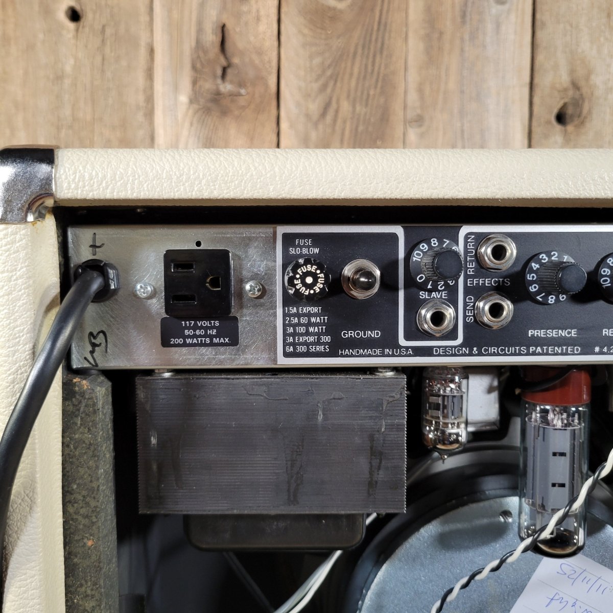 Mesa Boogie Mark IIC+ DRG 5 75W Simulclass 1x12 Combo Cream Tolex, Wicker Grille 1985 - Mahar's Vintage Guitars