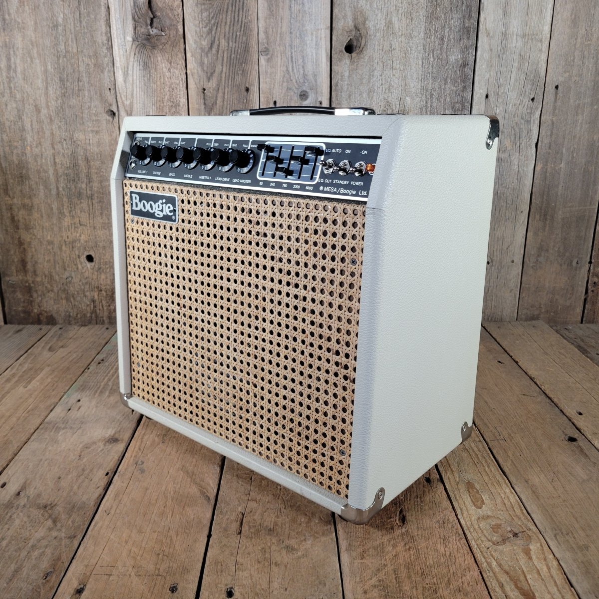 Mesa Boogie Mark IIC+ DRG 5 75W Simulclass 1x12 Combo Cream Tolex, Wicker Grille 1985 - Mahar's Vintage Guitars