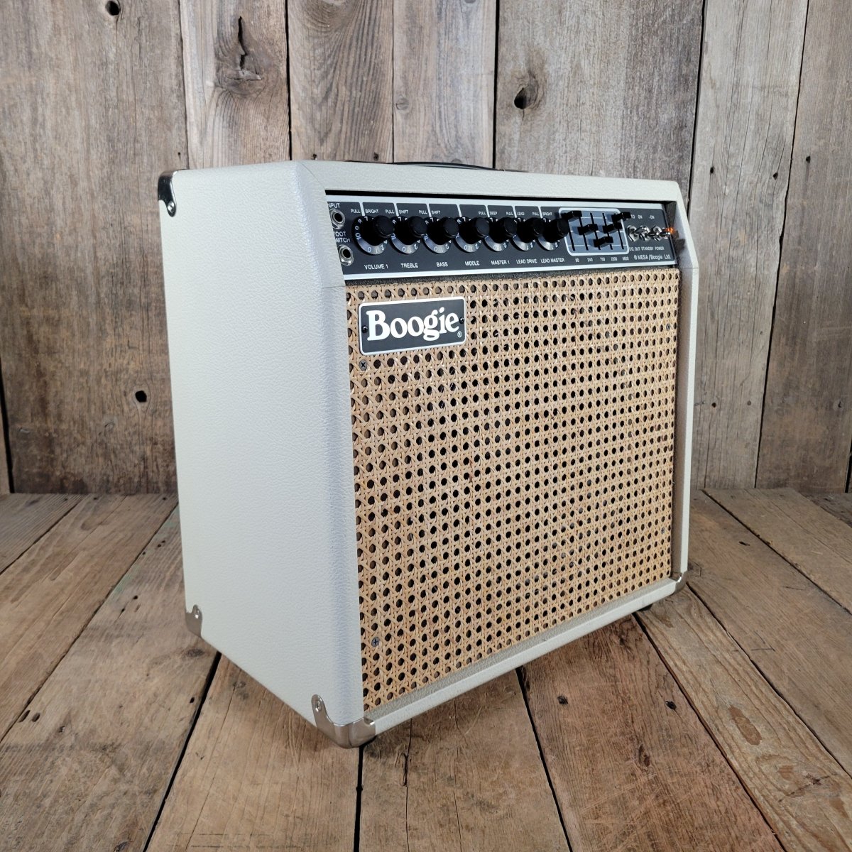 Mesa Boogie Mark IIC+ DRG 5 75W Simulclass 1x12 Combo Cream Tolex, Wicker Grille 1985 - Mahar's Vintage Guitars