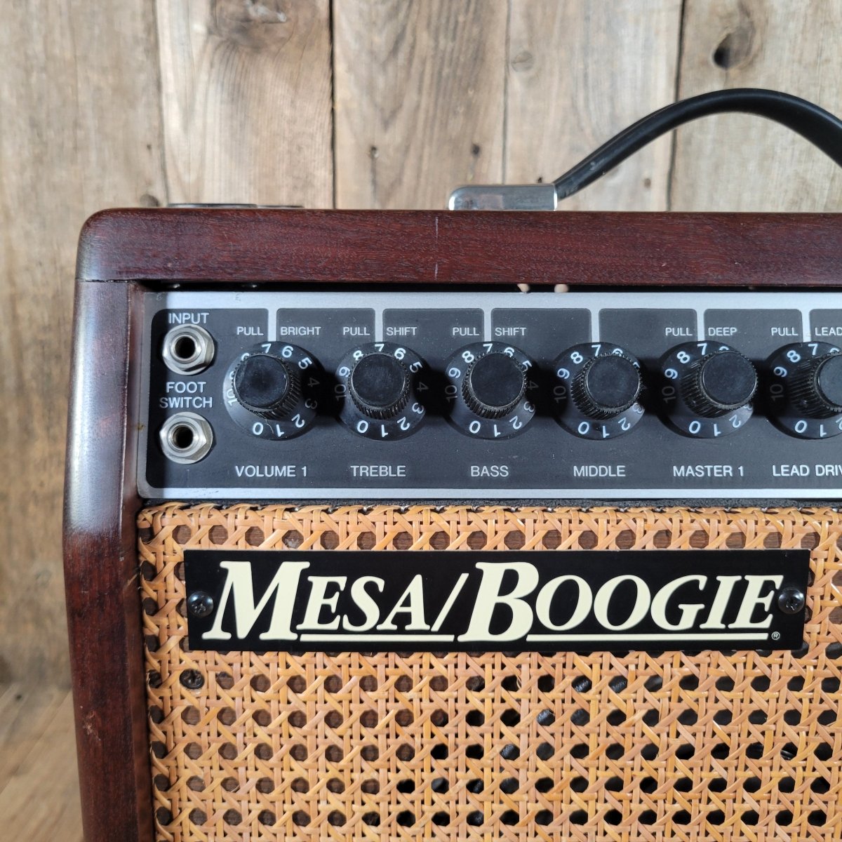 Mesa Boogie Mark IIC+ DRG SimulClass 1x12 Combo Bubinga Hardwood Cab, Wicker Grille - Mahar's Vintage Guitars