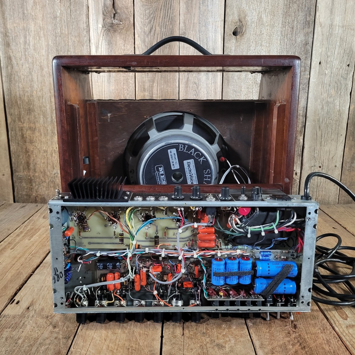 Mesa Boogie Mark IIC+ DRG SimulClass 1x12 Combo Bubinga Hardwood Cab, Wicker Grille - Mahar's Vintage Guitars