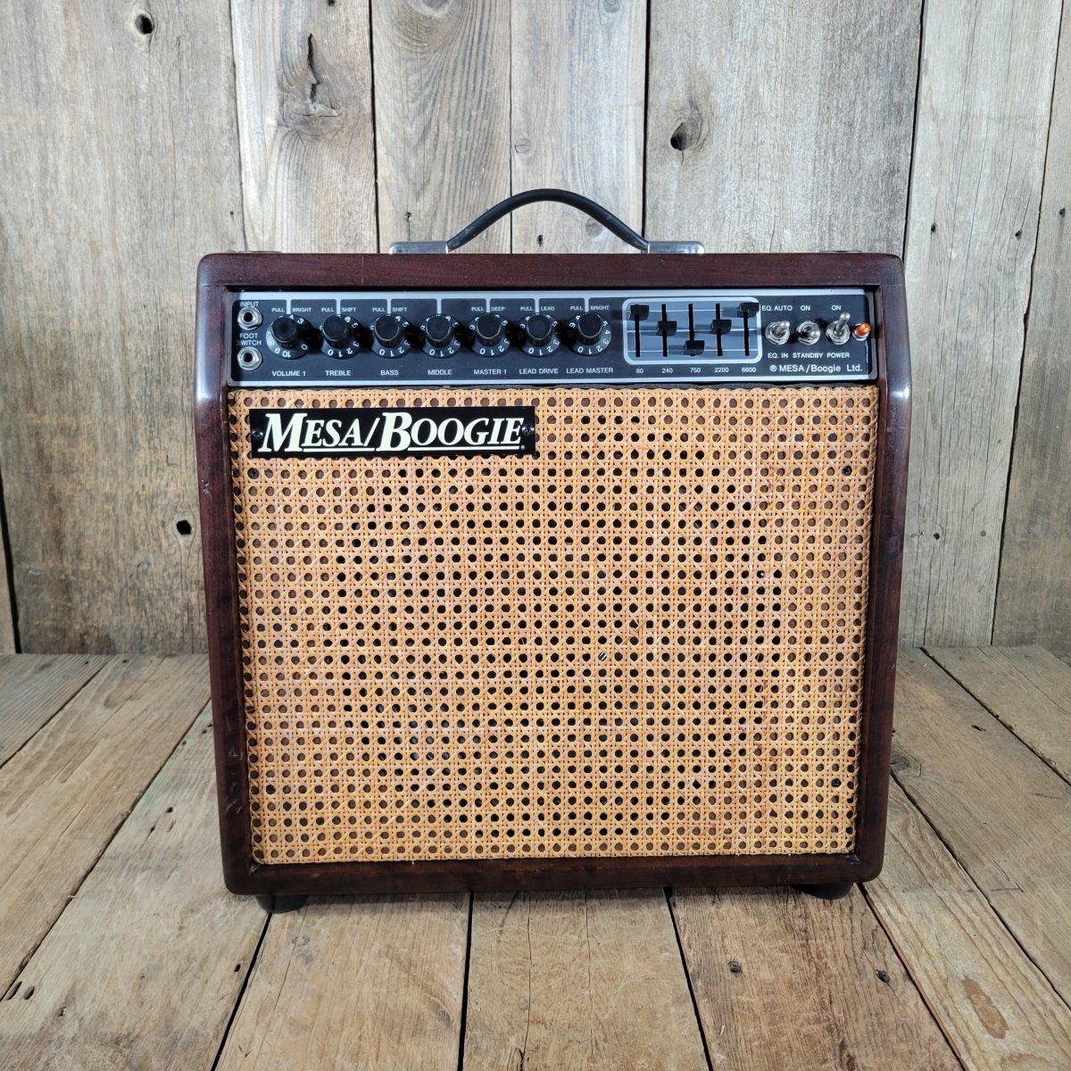 Mesa Boogie Mark IIC+ DRG SimulClass 1x12 Combo Bubinga Hardwood Cab, Wicker Grille - Mahar's Vintage Guitars