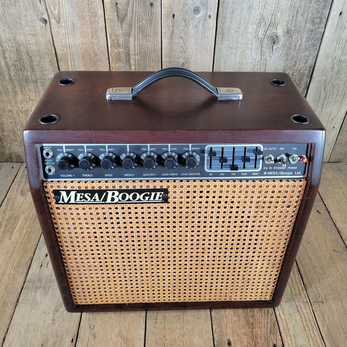 Mesa Boogie Mark IIC+ DRG SimulClass 1x12 Combo Bubinga Hardwood Cab, Wicker Grille - Mahar's Vintage Guitars