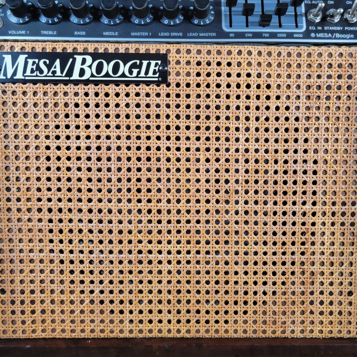Mesa Boogie Mark IIC+ DRG SimulClass 1x12 Combo Bubinga Hardwood Cab, Wicker Grille - Mahar's Vintage Guitars