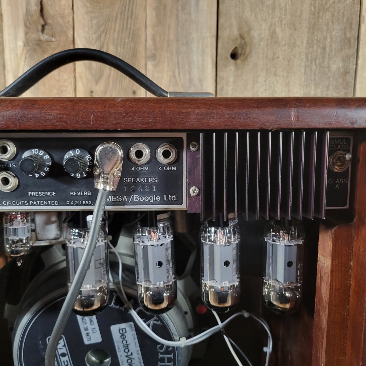 Mesa Boogie Mark IIC+ DRG SimulClass 1x12 Combo Bubinga Hardwood Cab, Wicker Grille - Mahar's Vintage Guitars