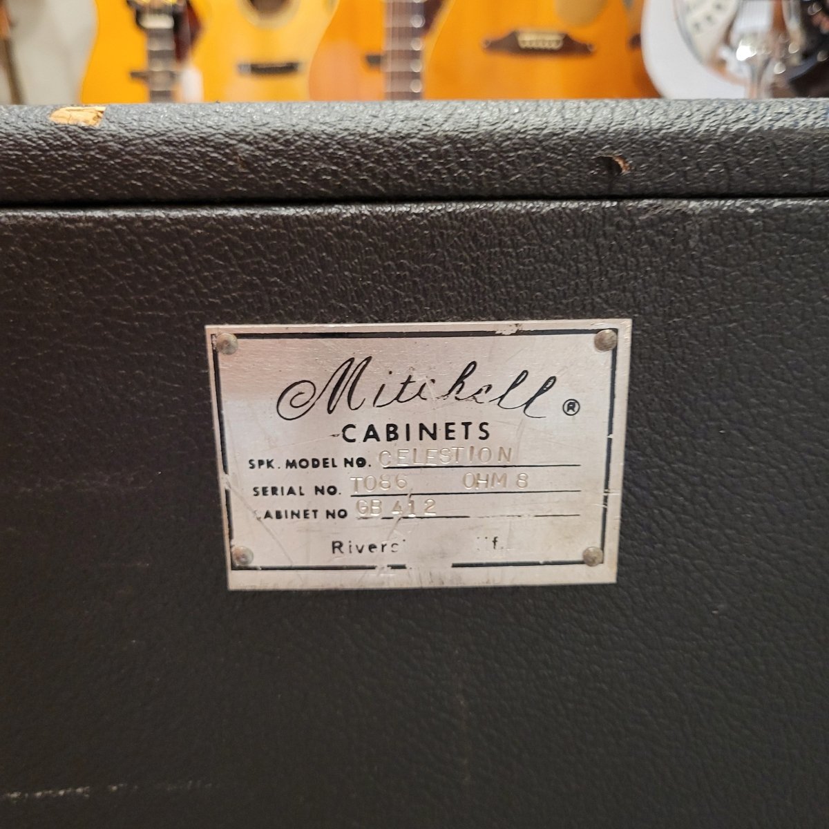 Mitchell 1977-78 GB412 4x12 Cab Celestion G12M 25W 55Hz - Mahar's Vintage Guitars