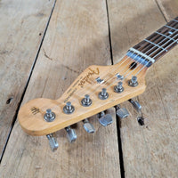 MJT 2010 Relic Strat Parts-Caster Olympic White Relic w/Mono Gig Bag, Very Good - Mahar's Vintage Guitars