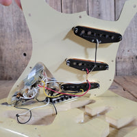MJT 2010 Relic Strat Parts-Caster Olympic White Relic w/Mono Gig Bag, Very Good - Mahar's Vintage Guitars