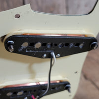 MJT 2010 Relic Strat Parts-Caster Olympic White Relic w/Mono Gig Bag, Very Good - Mahar's Vintage Guitars