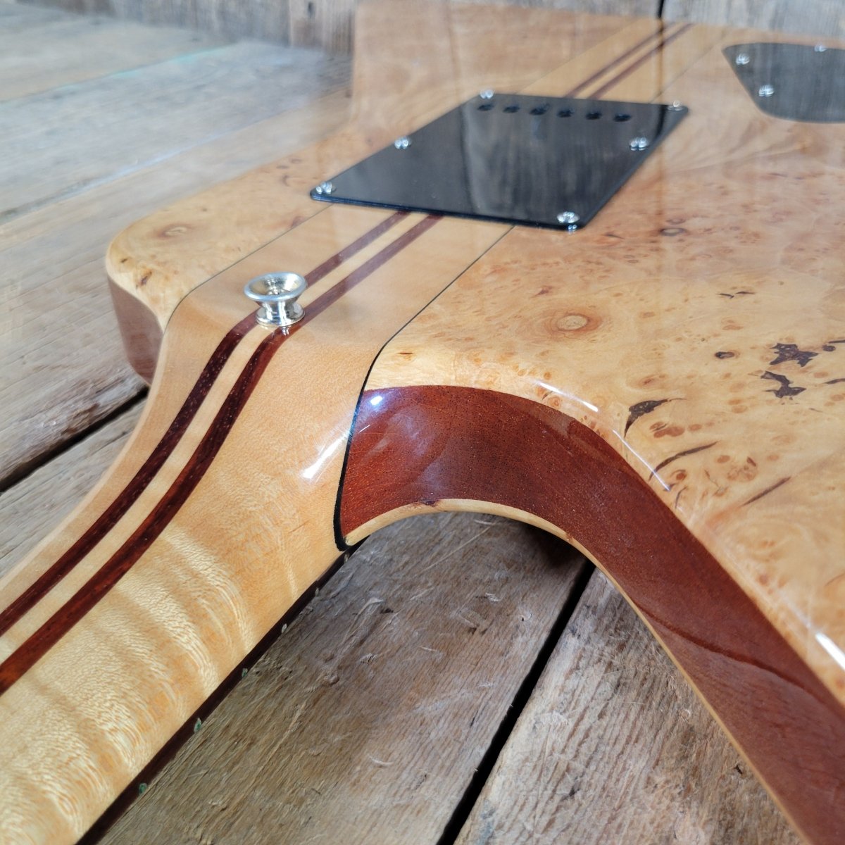 Moonstone 1982 Exploder Guitar 1 of 65 Made w/ Original Case, Excellent - Mahar's Vintage Guitars