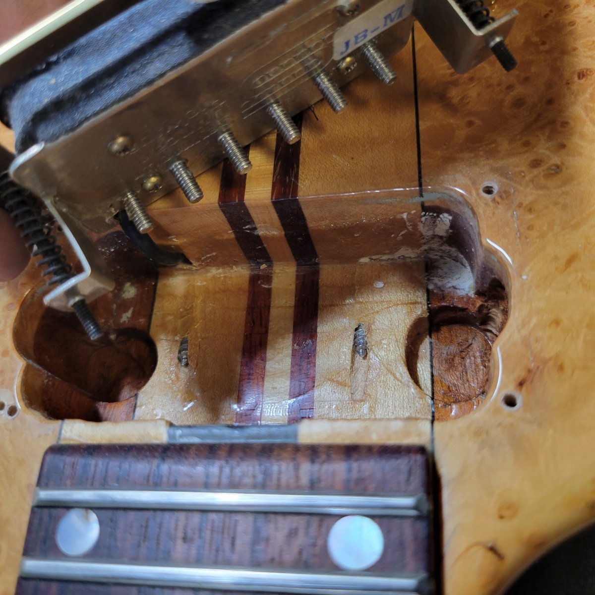 Moonstone 1982 Exploder Guitar 1 of 65 Made w/ Original Case, Excellent - Mahar's Vintage Guitars