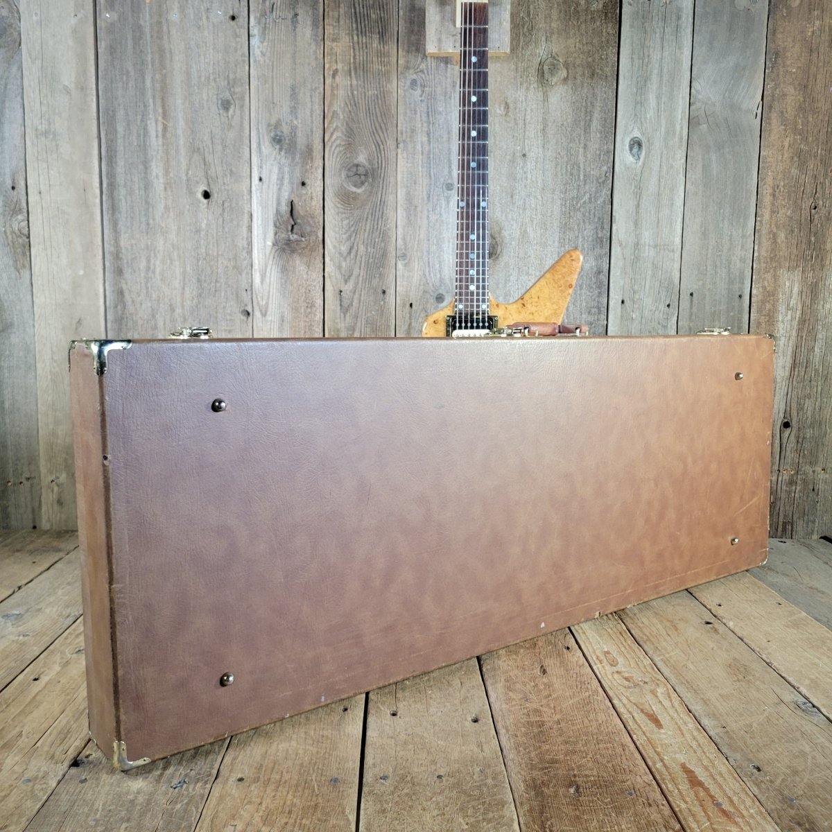 Moonstone 1982 Exploder Guitar 1 of 65 Made w/ Original Case, Excellent - Mahar's Vintage Guitars