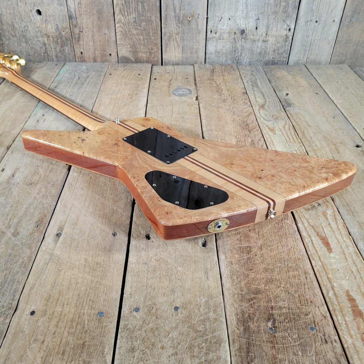 Moonstone 1982 Exploder Guitar 1 of 65 Made w/ Original Case, Excellent - Mahar's Vintage Guitars