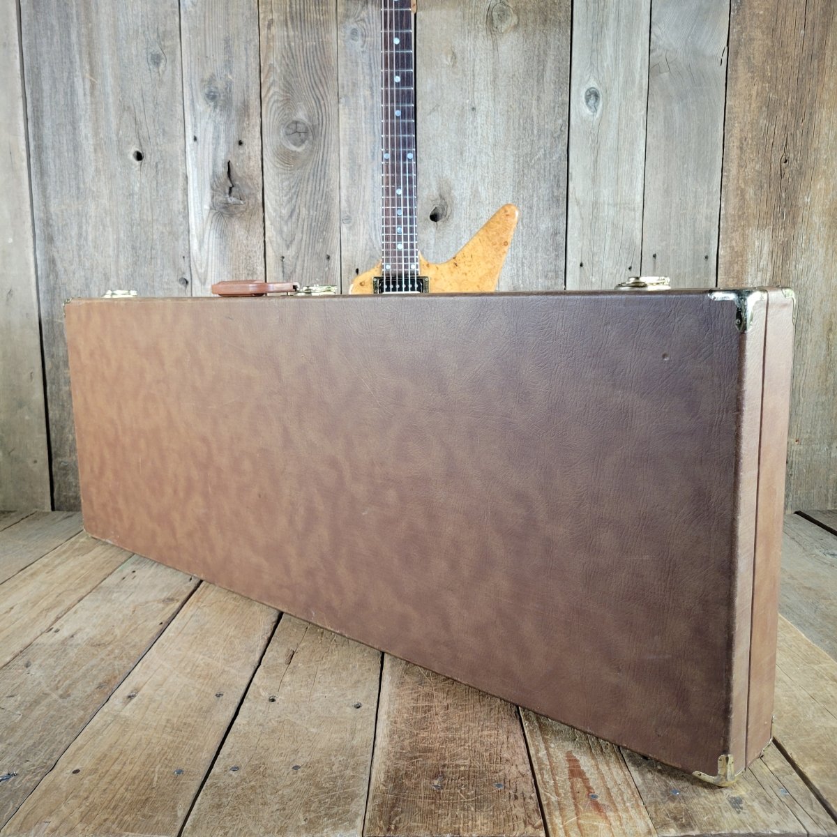 Moonstone 1982 Exploder Guitar 1 of 65 Made w/ Original Case, Excellent - Mahar's Vintage Guitars
