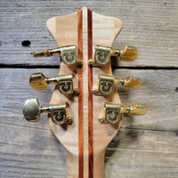 Moonstone 1982 Exploder Guitar 1 of 65 Made w/ Original Case, Excellent - Mahar's Vintage Guitars