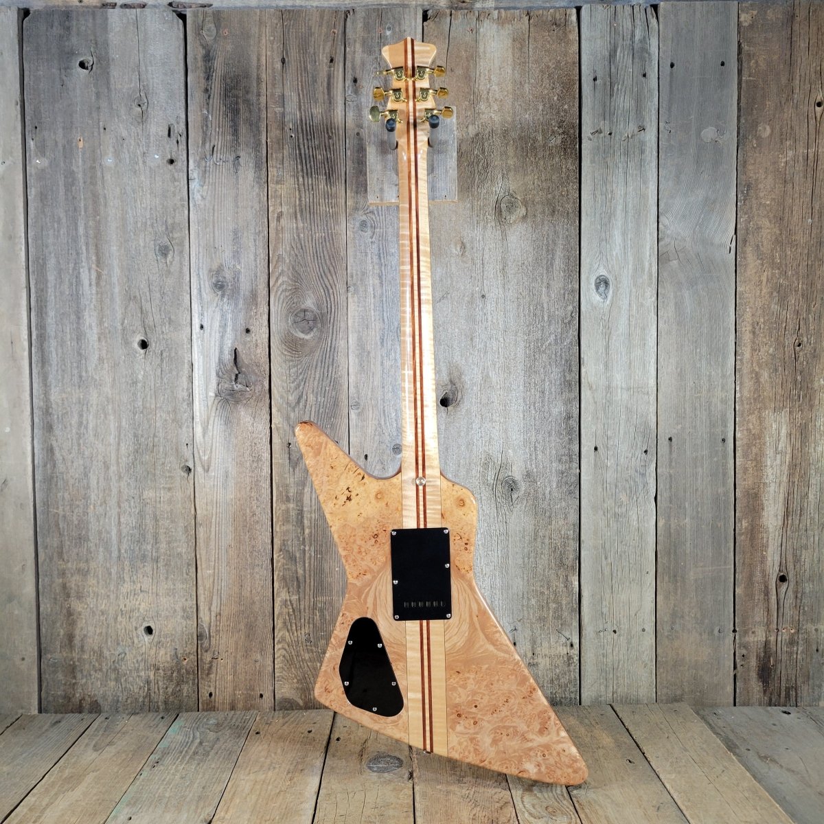 Moonstone 1982 Exploder Guitar 1 of 65 Made w/ Original Case, Excellent - Mahar's Vintage Guitars