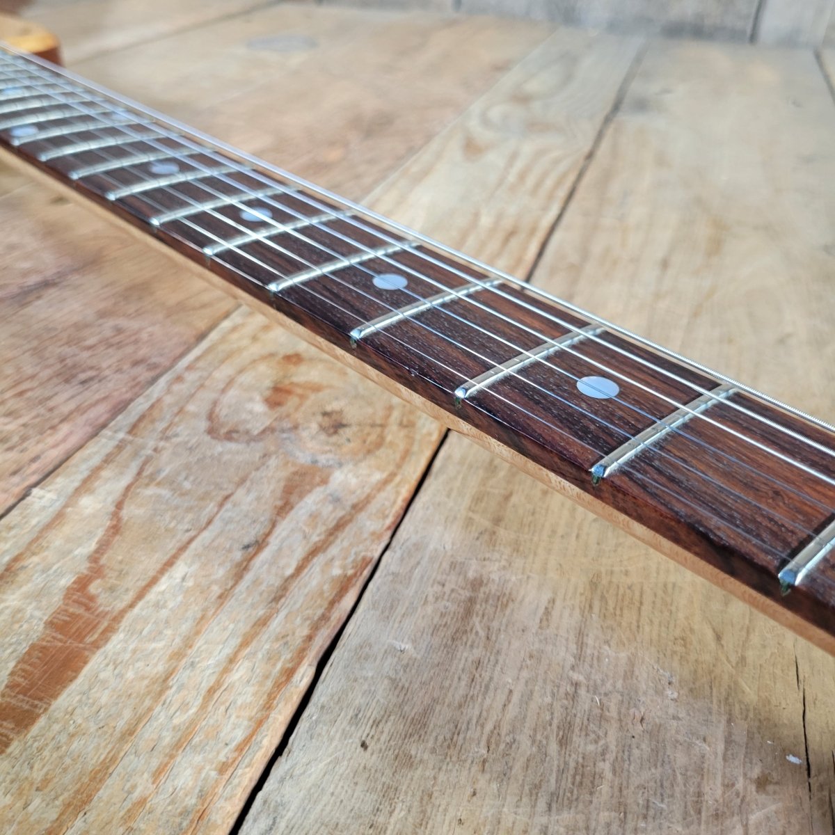 Moonstone 1982 Exploder Guitar 1 of 65 Made w/ Original Case, Excellent - Mahar's Vintage Guitars