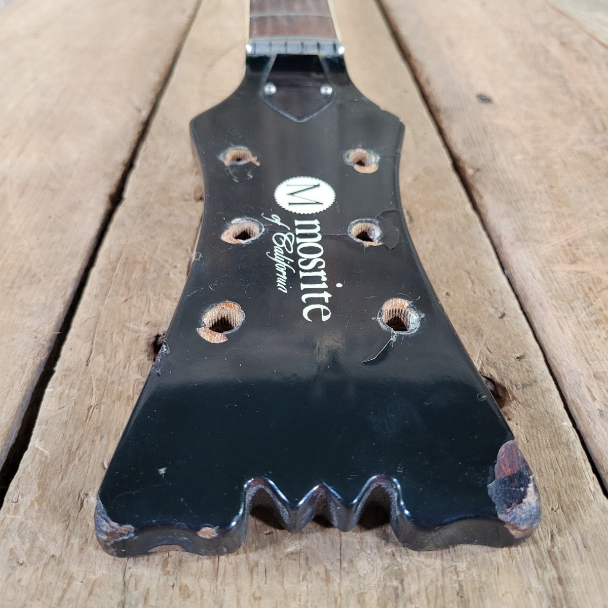 Mosrite 1960s Celebrity Neck Rosewood Project Needs Refret - Mahar's Vintage Guitars
