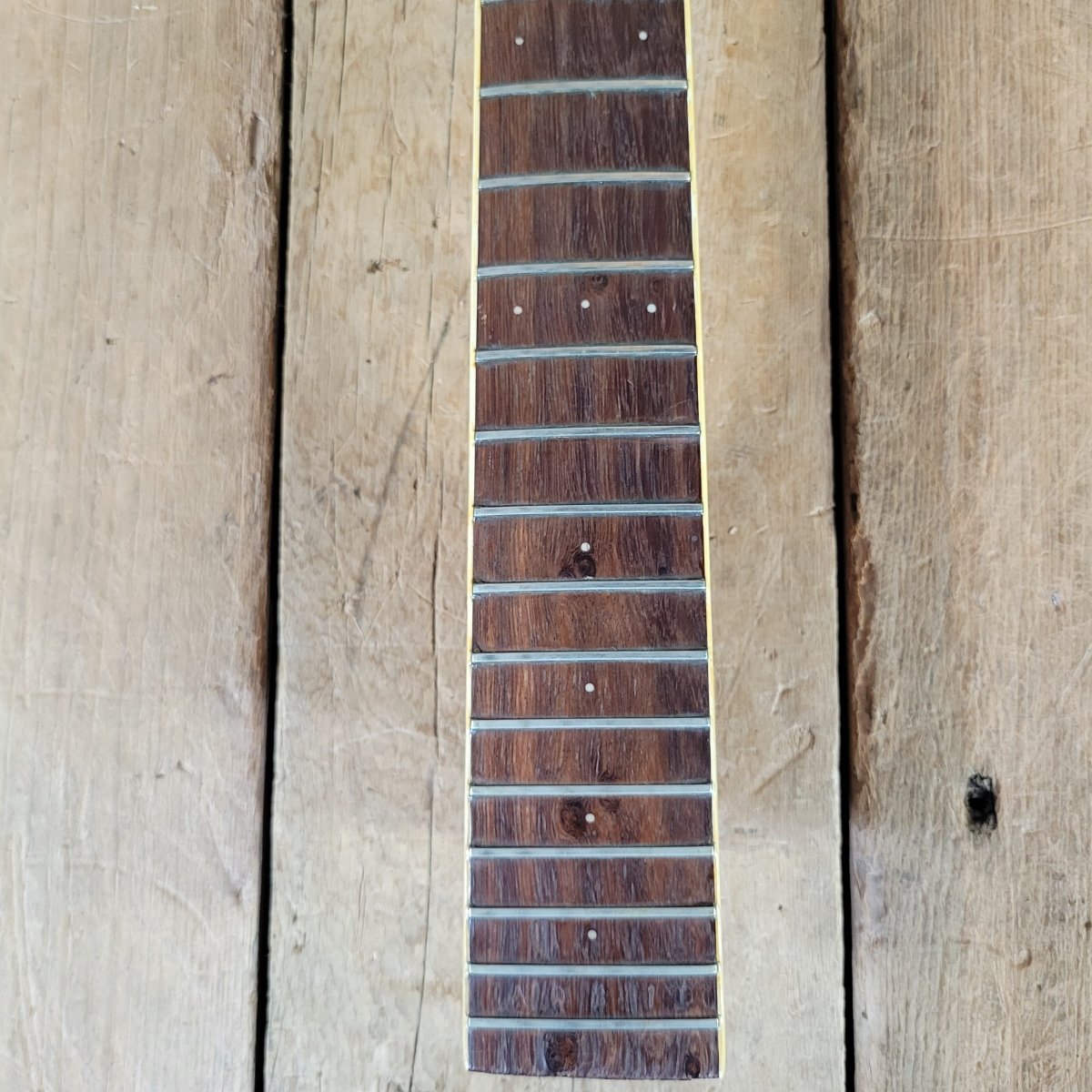 Mosrite 1960s Celebrity Neck Rosewood Project Needs Refret - Mahar's Vintage Guitars