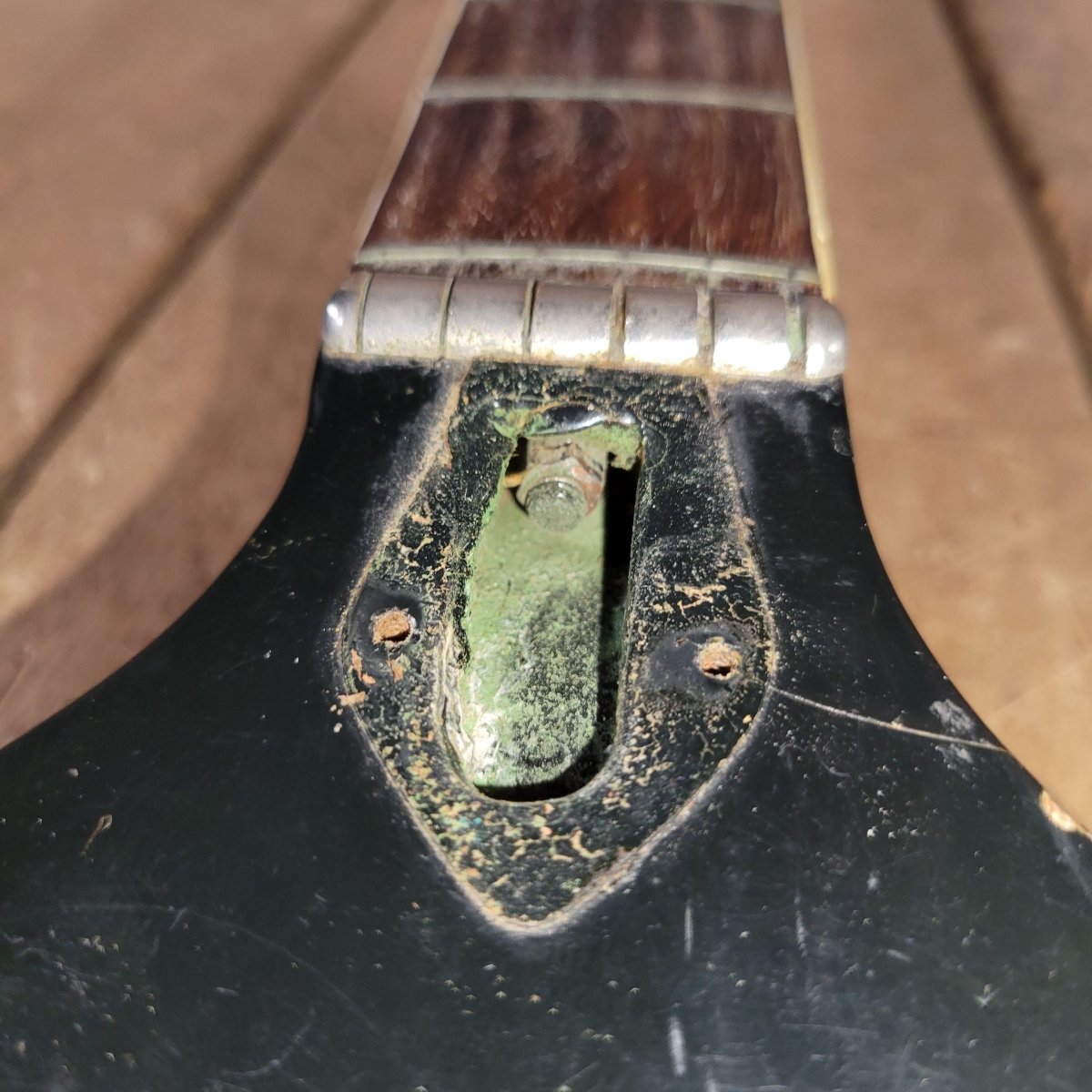 Mosrite 1960s Celebrity Neck Rosewood Project Needs Refret - Mahar's Vintage Guitars