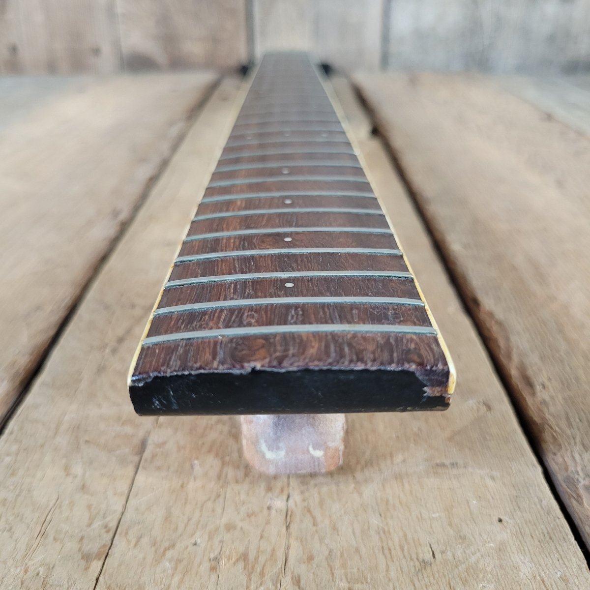 Mosrite 1960s Celebrity Neck Rosewood Project Needs Refret - Mahar's Vintage Guitars