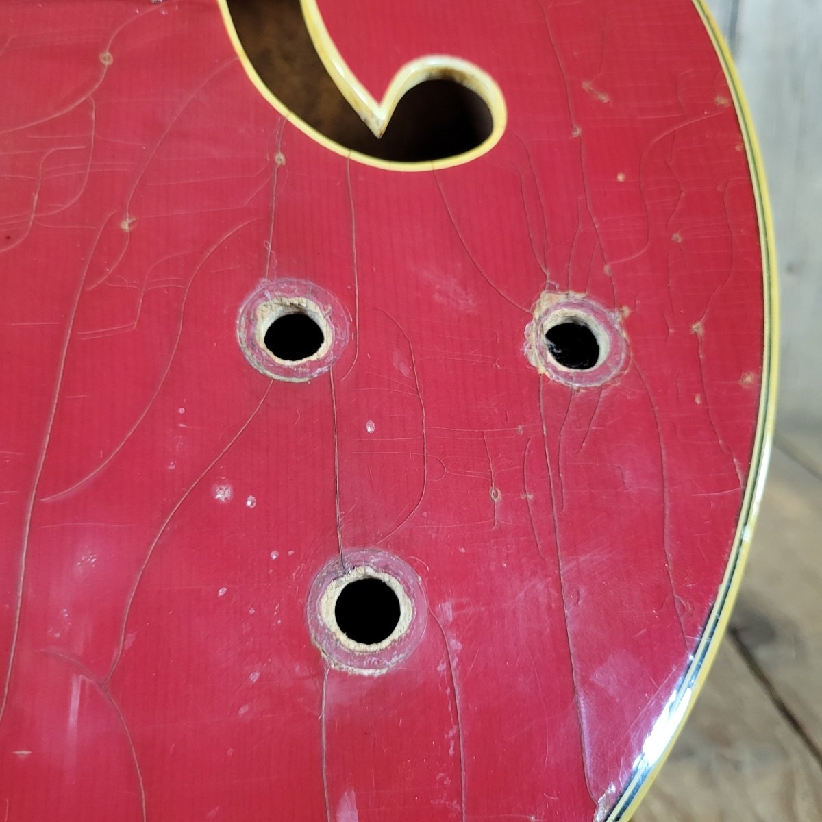 Mosrite Celebrity Hollowbody Guitar Body Only 1966 - Mahar's Vintage Guitars