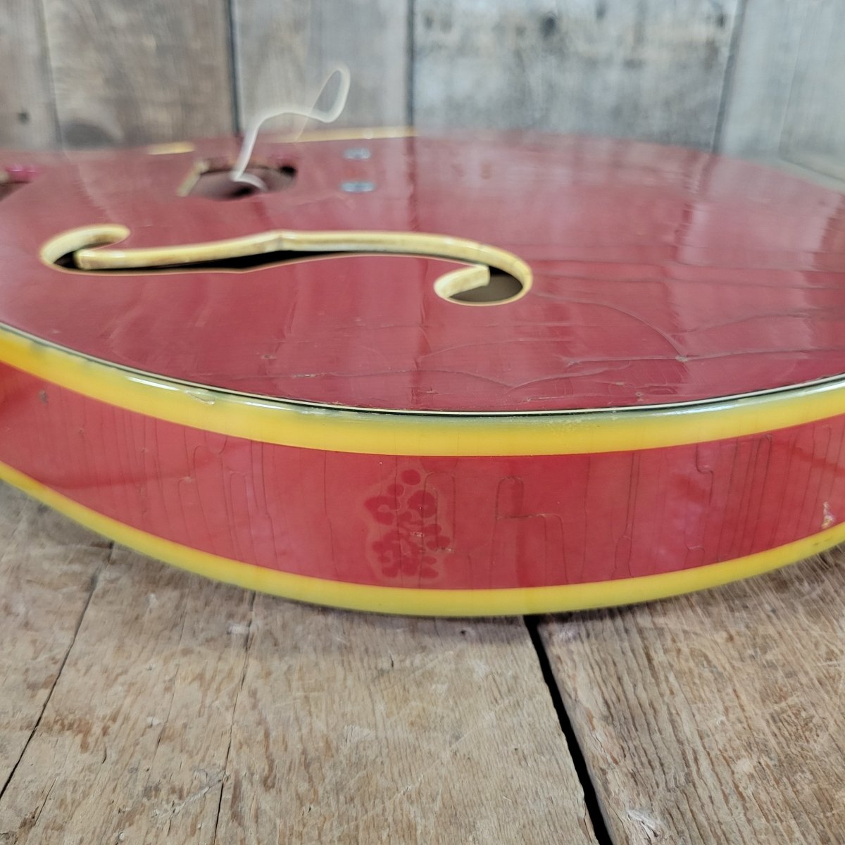 Mosrite Celebrity Hollowbody Guitar Body Only 1966 - Mahar's Vintage Guitars