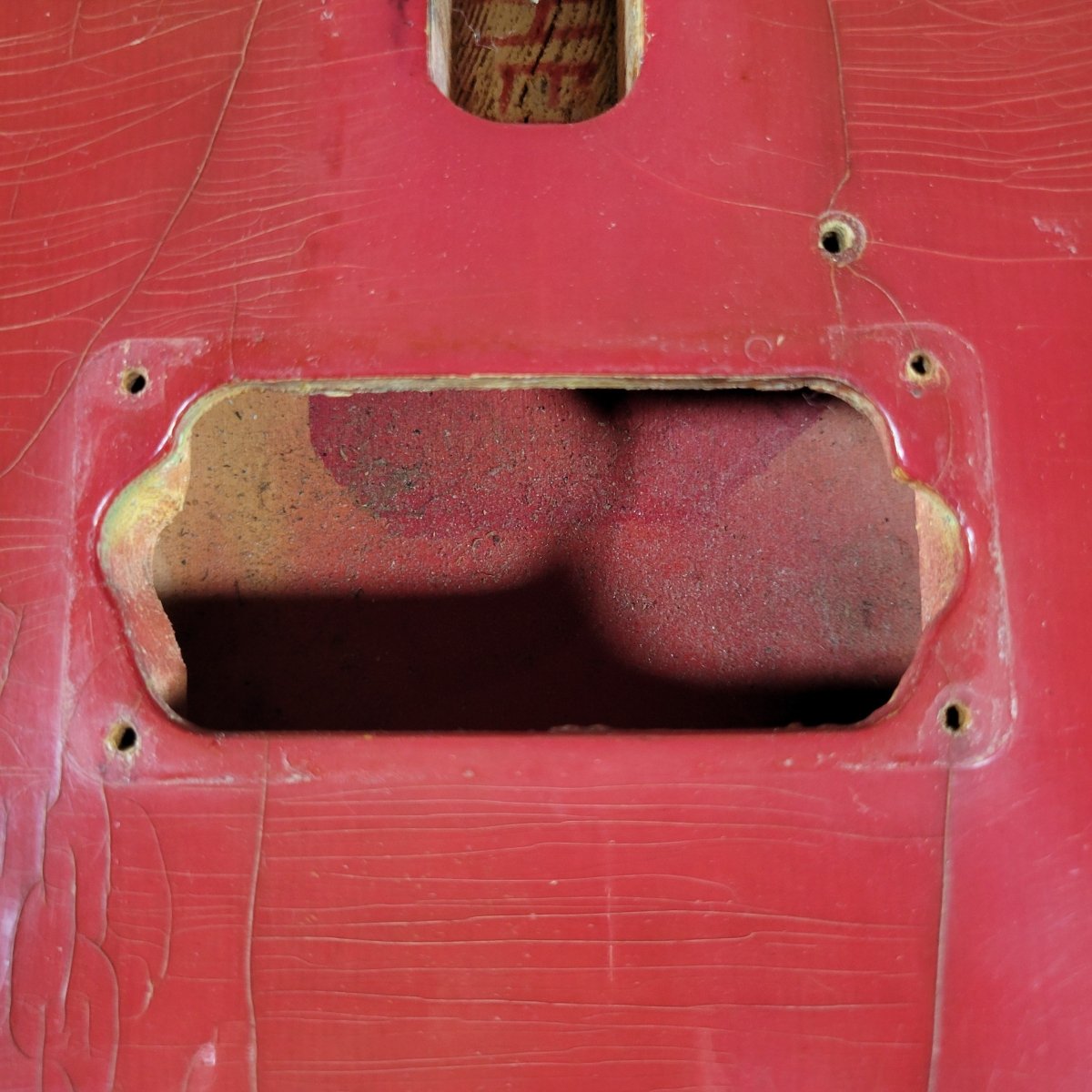 Mosrite Celebrity Hollowbody Guitar Body Only 1966 - Mahar's Vintage Guitars