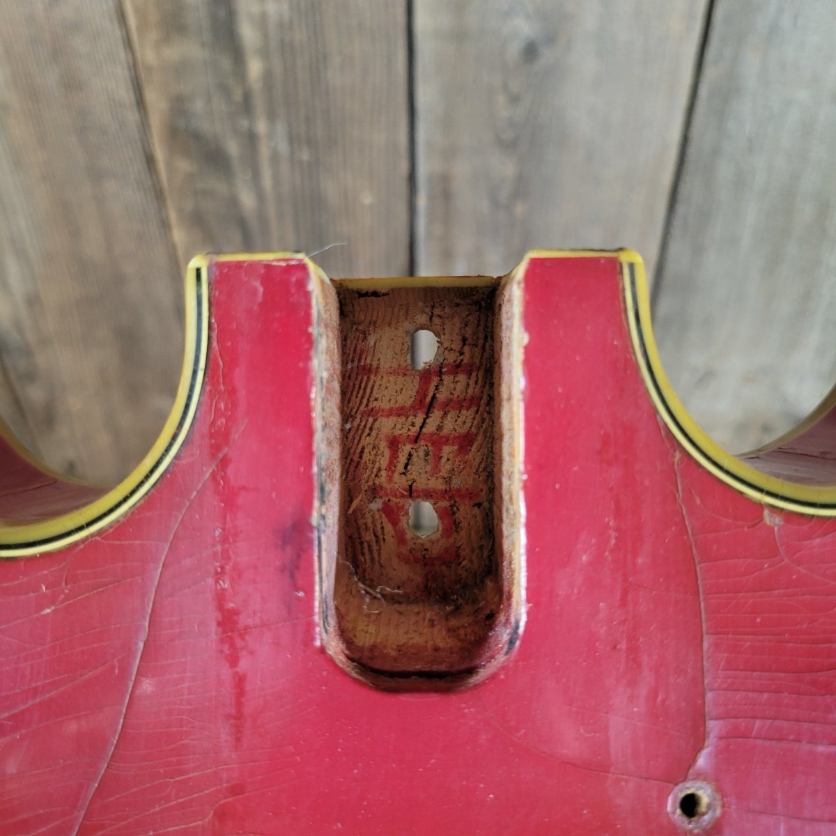 Mosrite Celebrity Hollowbody Guitar Body Only 1966 - Mahar's Vintage Guitars