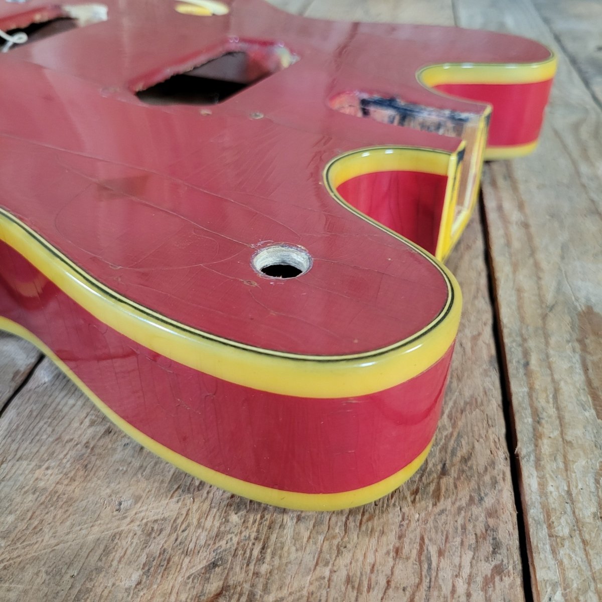 Mosrite Celebrity Hollowbody Guitar Body Only 1966 - Mahar's Vintage Guitars