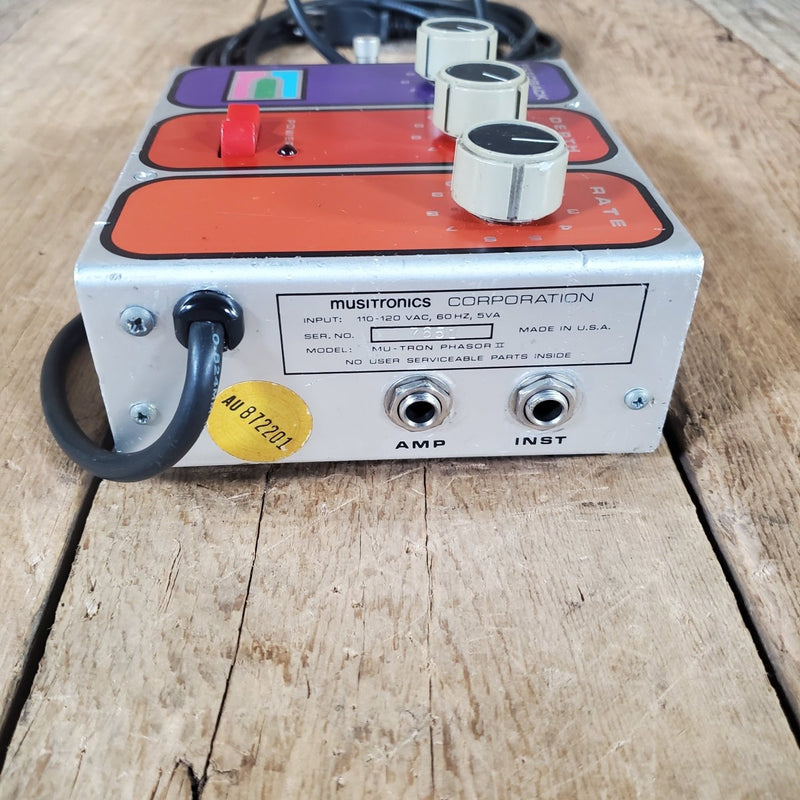 Mu - Tron Phasor II Vintage Analog Phaser 1970s - Mahar's Vintage Guitars