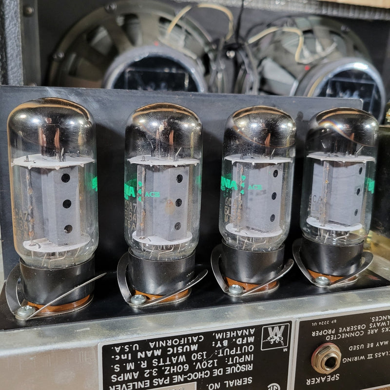 Music Man 1979 210 HD One Thirty – Vintage 2x10" 130 - Watt Tube/Solid - State Hybrid Combo Amp - Mahar's Vintage Guitars