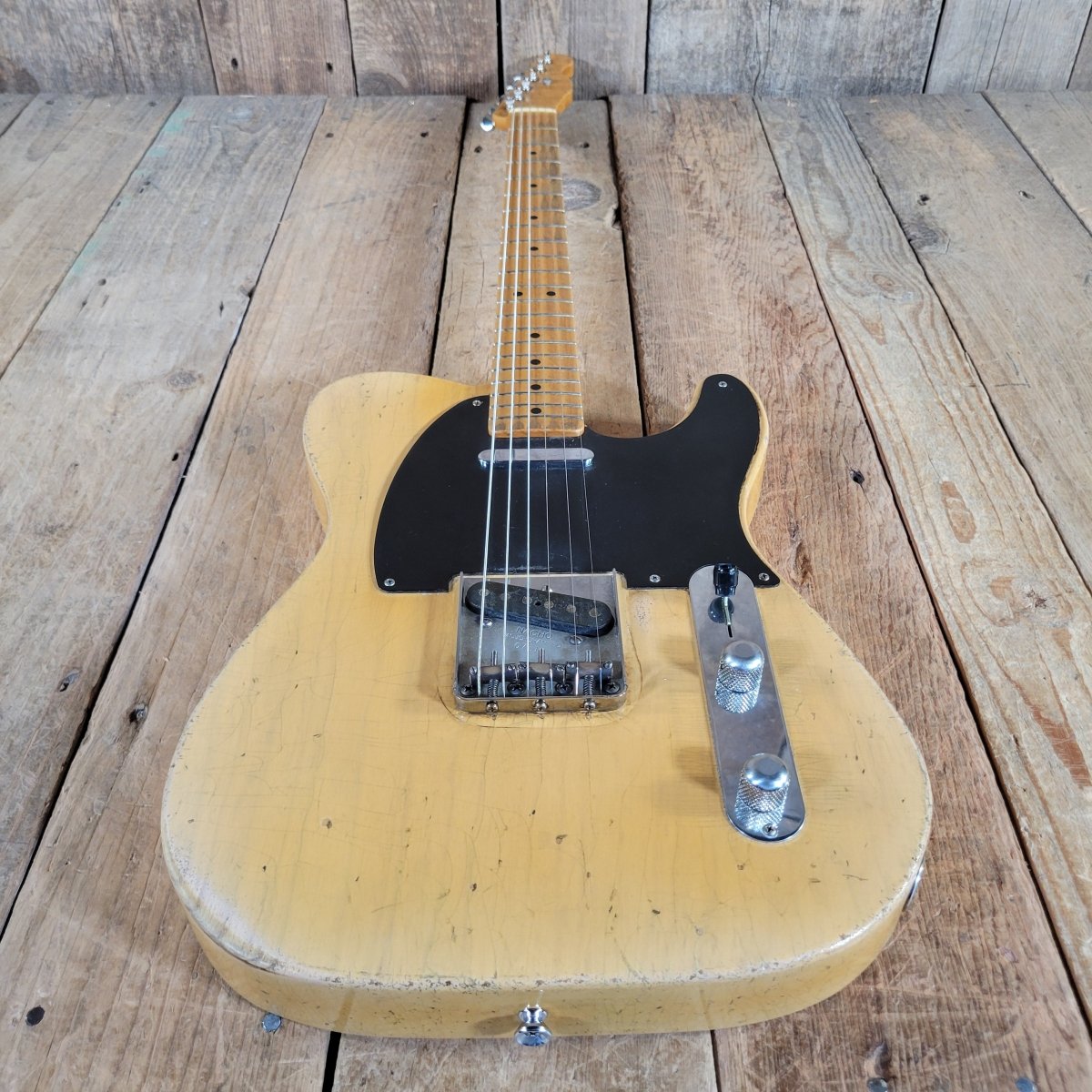 Nacho 2023 Blackguard Telecaster Early 50s Style Excellent - Mahar's Vintage Guitars