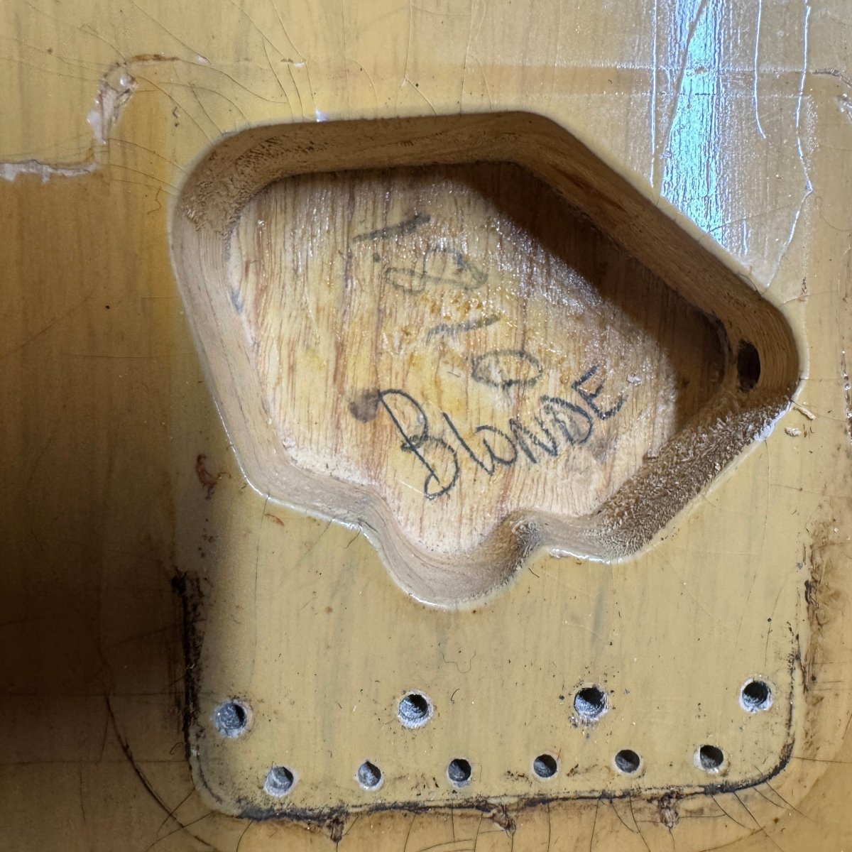 Nacho 2023 Blackguard Telecaster Early 50s Style Excellent - Mahar's Vintage Guitars
